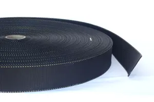 Aviation Seat Belt Webbing BULK - Per Foot - BLACK 1.75" - Safety Restraint NEW